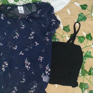 Mesh top and Tank-top set